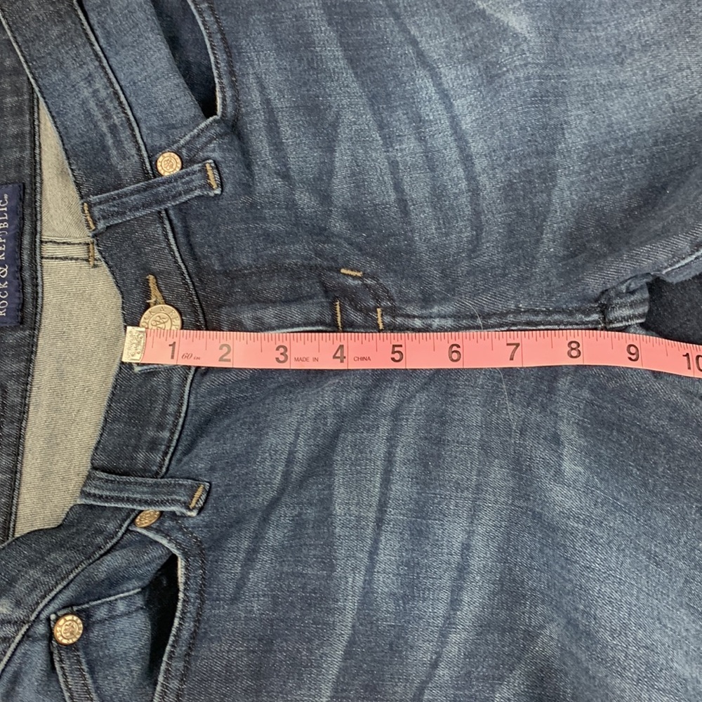 Rock and republic Berlin straight leg blue jeans size 8 - Picture 12 of 15